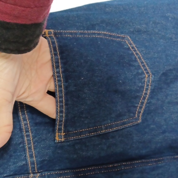 Noisy may blue jeans button skirt size S, perfect condition, faux front pockets - Picture 4 of 7